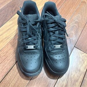 Nike Black Air Force 1 Shoes
